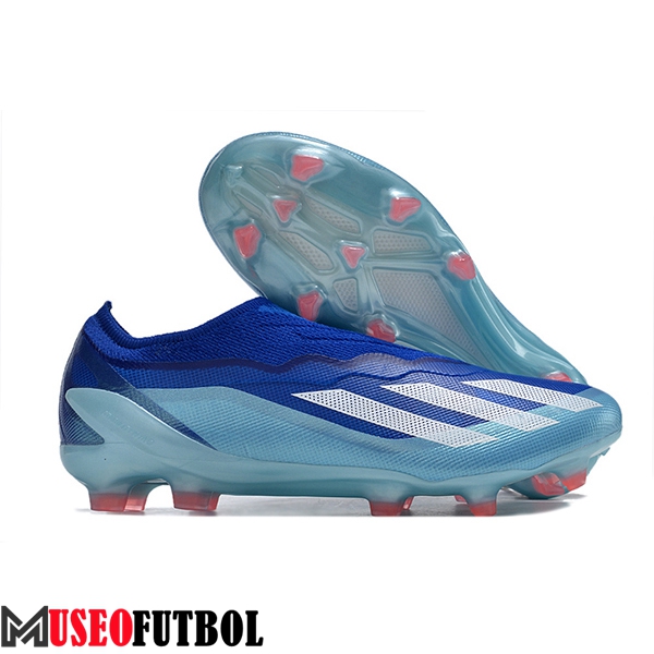 Adidas Botas De Fútbol X CRAZYFAST.1 LL FG Azul/Blanco -03