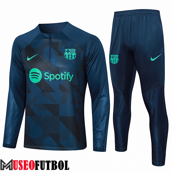 Chandal Equipos De Futbol FC Barcelona Azul/Verde 2023/2024