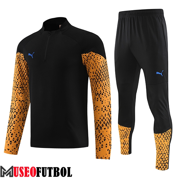 Chandal Equipos De Futbol PUMA Negro/Naranja 2023/2024