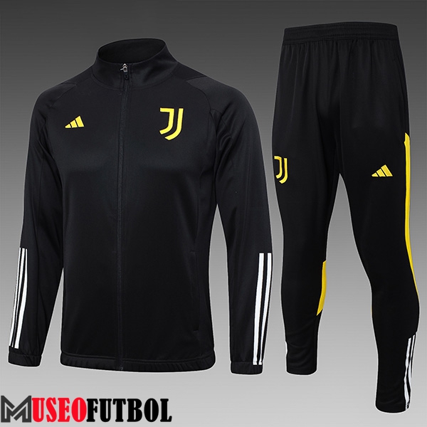 Chandal Equipos De Futbol - Chaqueta Juventus Negro/Amarillo 2023/2024