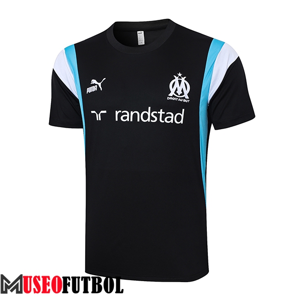 Camiseta Polo Marsella Negro 2023/2024 -02