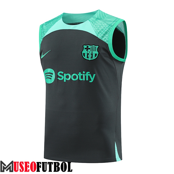 Chalecos De Futbol FC Barcelona Negro/Verde 2023/2024