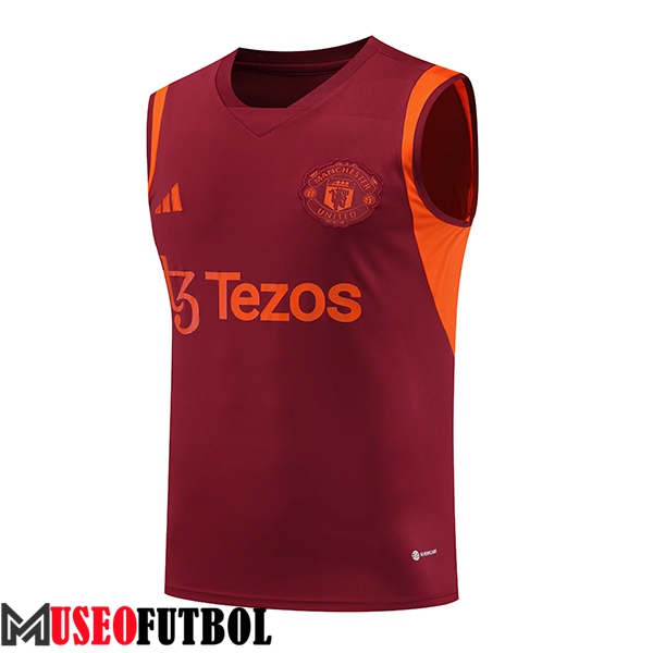 Chalecos De Futbol Manchester United Rojo 2023/2024