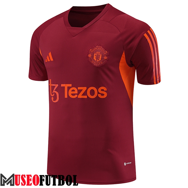 Camiseta Entrenamiento Manchester United Rojo 2023/2024