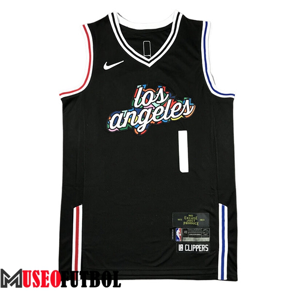 Camisetas De Futbol Los Angeles Clippers (HARDEN #1) 2023/24 Negro/Blanco