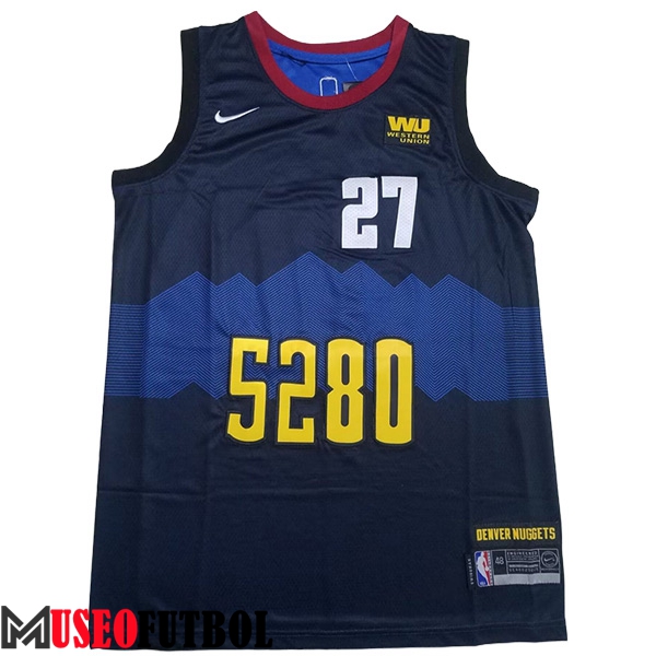 Camisetas De Futbol Denver Nuggets (MURRAY #27) 2023/24 Negro/Azul