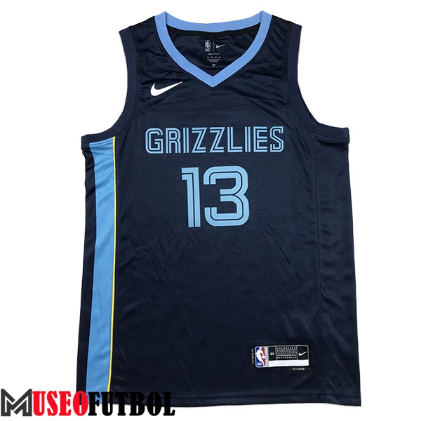 Camisetas De Futbol Memphis Grizzlies (JACKSON JR. #13) 2023/24 Azul Oscuro