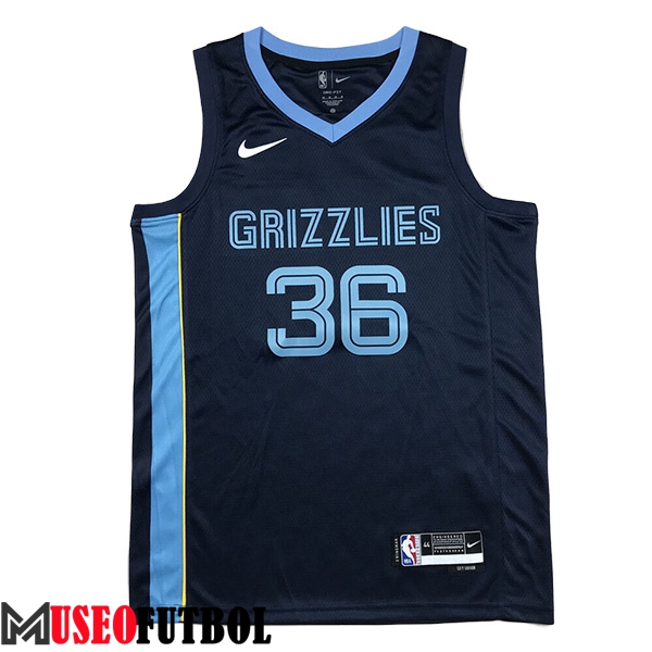 Camisetas De Futbol Memphis Grizzlies (SMART #36) 2023/24 Azul Oscuro