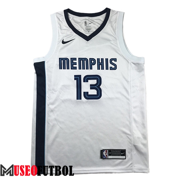 Camisetas De Futbol Memphis Grizzlies (JACKSON JR. #13) 2023/24 Blanco