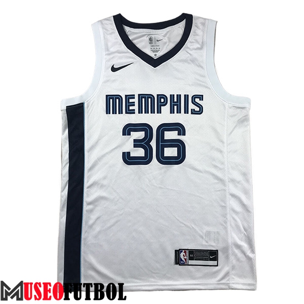 Camisetas De Futbol Memphis Grizzlies (SMART #36) 2023/24 Blanco