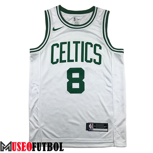 Camisetas De Futbol Boston Celtics (PORZINGIS #8) 2023/24 Blanco/Verde