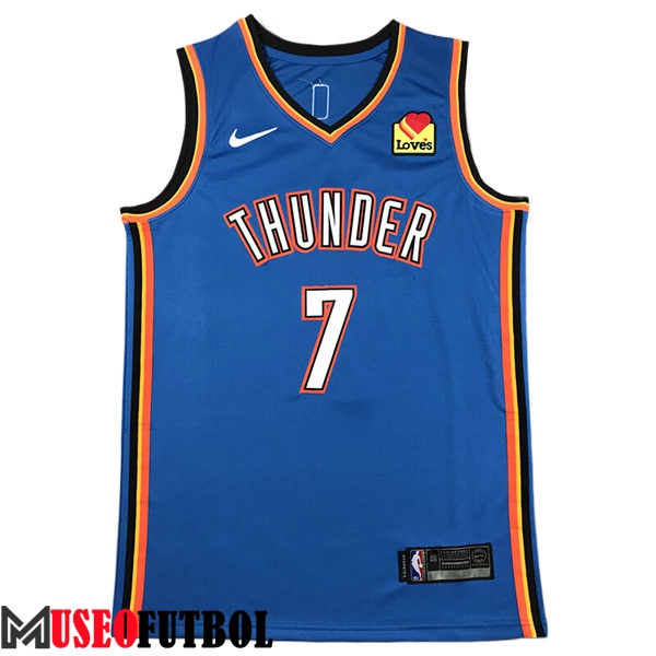 Camisetas De Futbol Oklahoma City Thunder (HOLMGREN #7) 2023/24 Azul