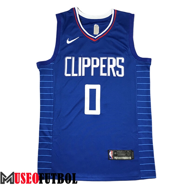 Camisetas De Futbol Los Angeles Clippers (WESTBROOK #0) 2023/24 Azul -02