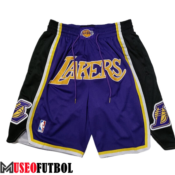 Cortos NBA Los Angeles Lakers 2023/24 Violeta/Negro