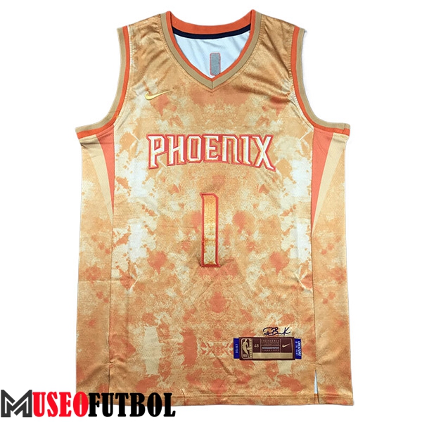 Camisetas De Futbol Phoenix Suns (BOOKER #1) 2023/24 Naranja