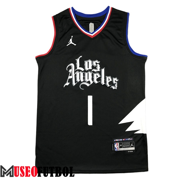 Camisetas De Futbol Los Angeles Clippers (HARDEN #1) 2023/24 Negro -04