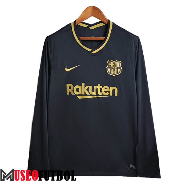 Camisetas De Futbol FC Barcelona Retro Segunda Manga Largas 2020/2021