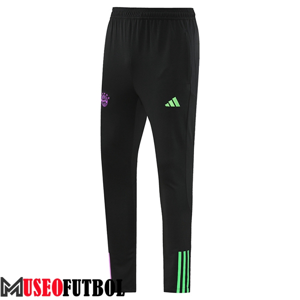 Pantalon Entrenamiento Bayern Munich Negro/Violeta/Verde 2023/2024