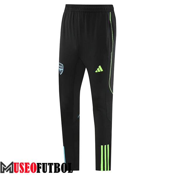 Pantalon Entrenamiento Arsenal Negro/Verde 2023/2024 -02