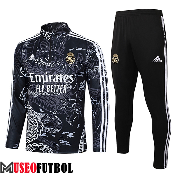 Chandal Equipos De Futbol Real Madrid Gris/Negro/Blanco 2023/2024