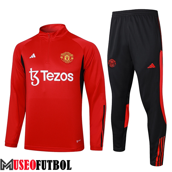 Chandal Equipos De Futbol Manchester United Rojo/Negro 2023/2024