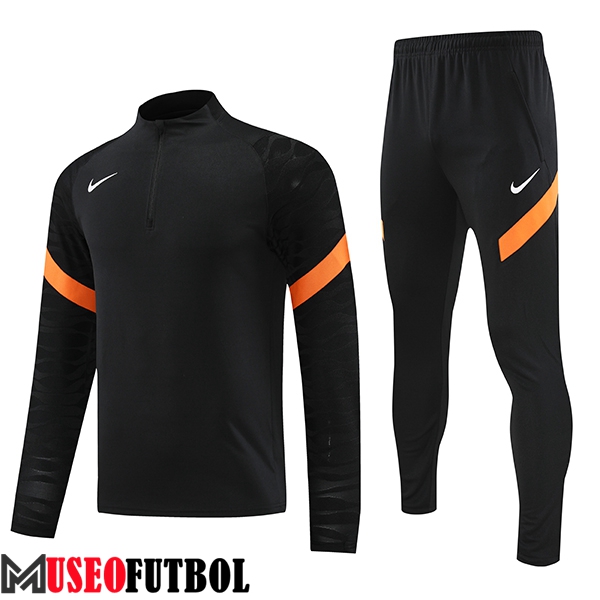 Chandal Equipos De Futbol Nike Negro/Naranja 2023/2024