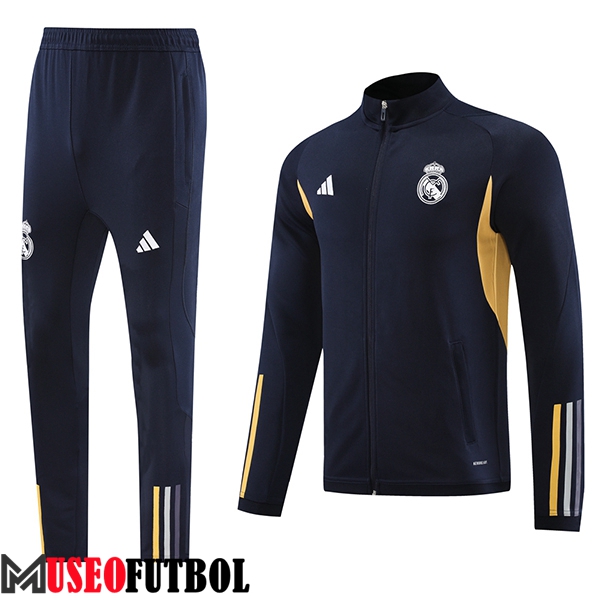 Chandal Equipos De Futbol - Chaqueta Real Madrid Azul Oscuro 2023/2024