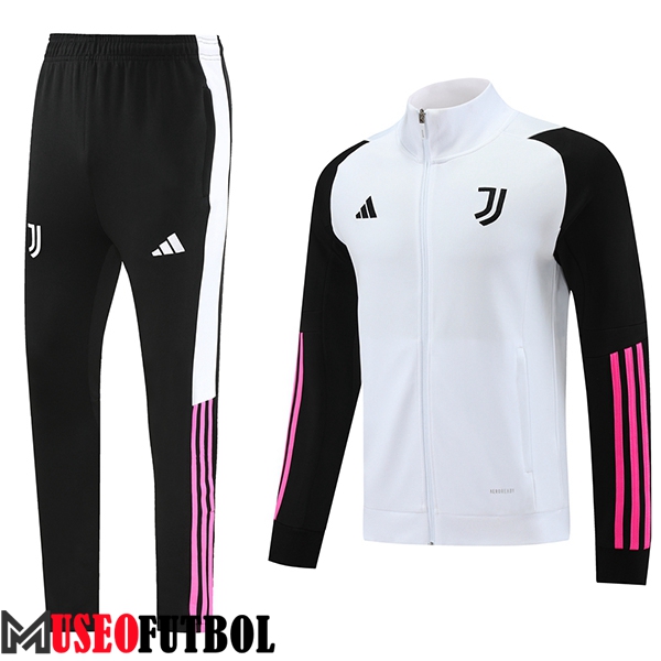 Chandal Equipos De Futbol - Chaqueta Juventus Blanco/Negro 2023/2024