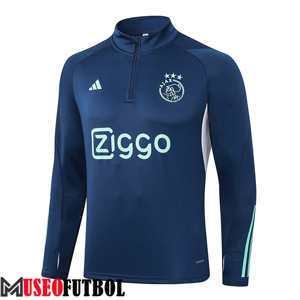 Sudadera De Entrenamiento Ajax Azul/Blanco 2023/2024