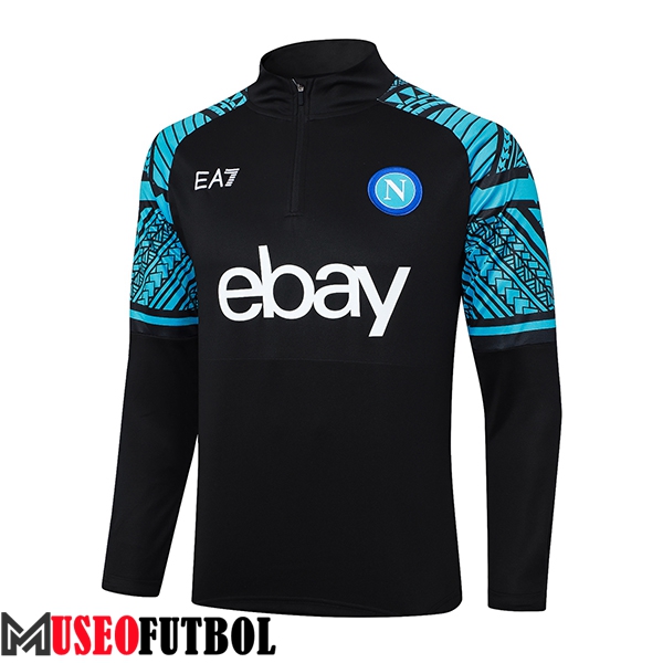 Sudadera De Entrenamiento SSC Napoli Azul/Negro 2023/2024