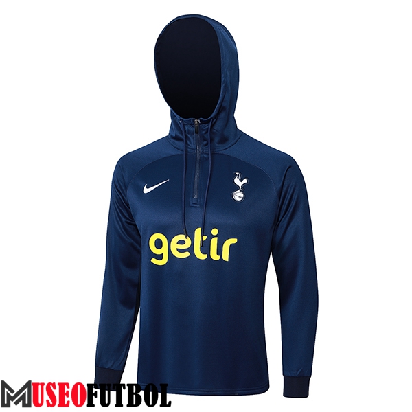 Sudadera De Entrenamiento Capucha Tottenham Hotspur Azul Oscuro 2023/2024