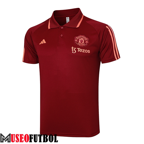 Camiseta Polo Manchester United Rojo 2023/2024