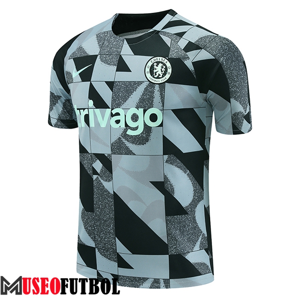 Camiseta Entrenamiento FC Chelsea Verde/Negro/Gris 2023/2024