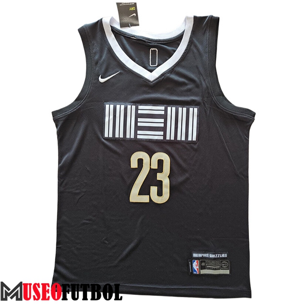 Camisetas Memphis Grizzlies (Rosa #23) 2023/24 Negro -02