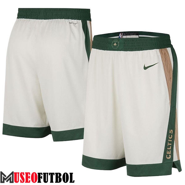 Cortos NBA Boston Celtics 2023/24 Blanco/Verde -02