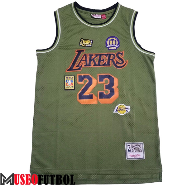 Camisetas Los Angeles Lakers (JAMES #23) 2023/24 Verde