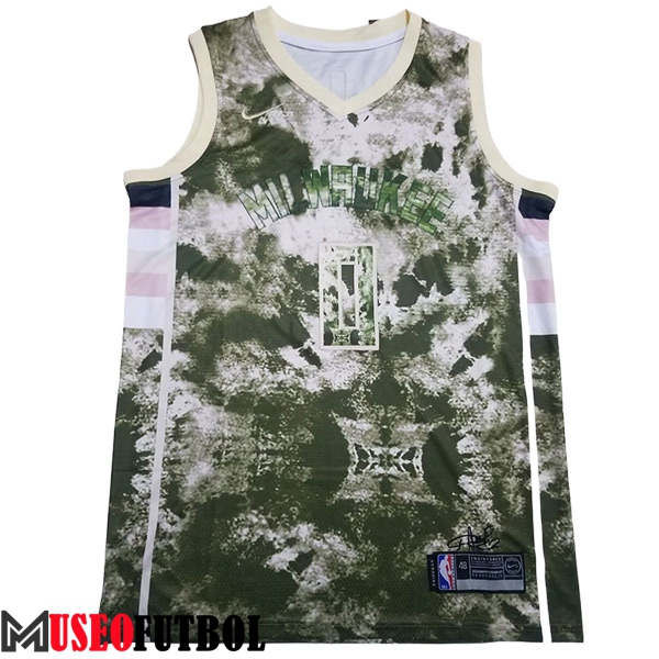 Camisetas Milwaukee Bucks (LILLARD #0) 2023/24 Verde/Blanco