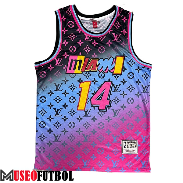 Camisetas Miami Heat (HERRO #14) 2023/24 Violeta/Azul/Negro