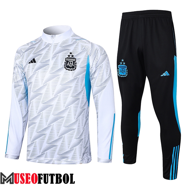 Chandal Equipos De Futbol Argentina Blanco/Gris/Azul/Negro 2023/2024