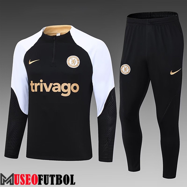 Chandal Equipos De Futbol FC Chelsea Ninos Blanco/Negro 2023/2024