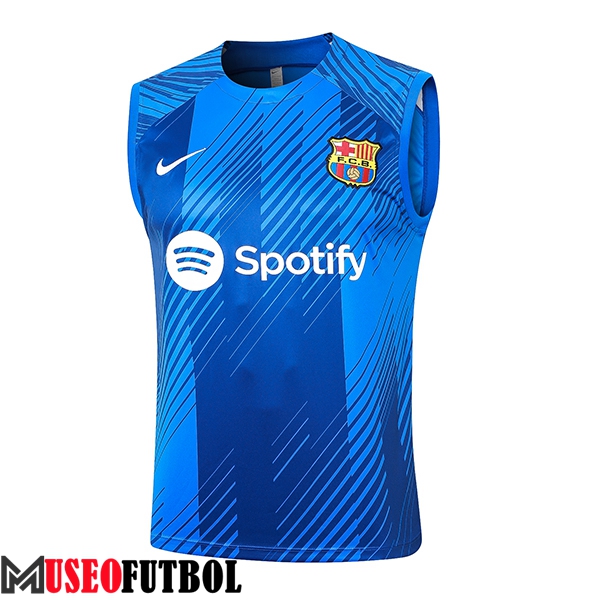 Chalecos De Futbol FC Barcelona Azul 2023/2024 -06