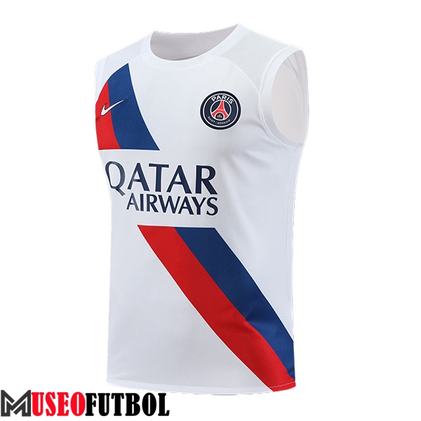 Chalecos De Futbol PSG Blanco/Rojo/Azul 2023/2024