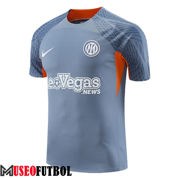 Camiseta Entrenamiento Inter Milan Gris/Naranja 2023/2024