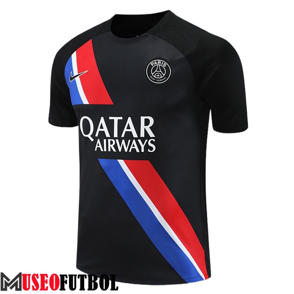 Camiseta Entrenamiento PSG Negro/Rojo/Azul 2023/2024