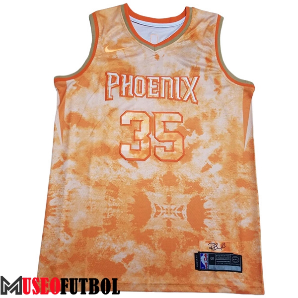 Camisetas De Futbol Phoenix Suns (DURANT #35) 2023/24 Naranja -02