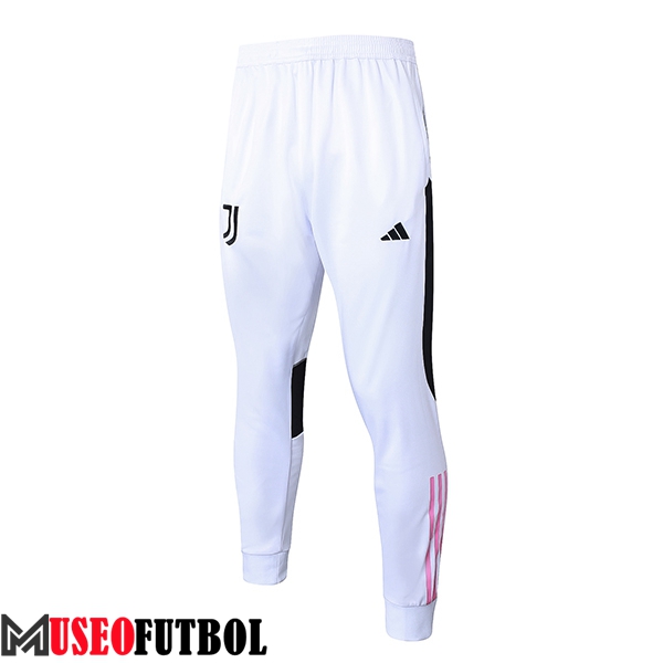 Pantalon Entrenamiento Juventus Blanco/Negro/Rosa 2023/2024