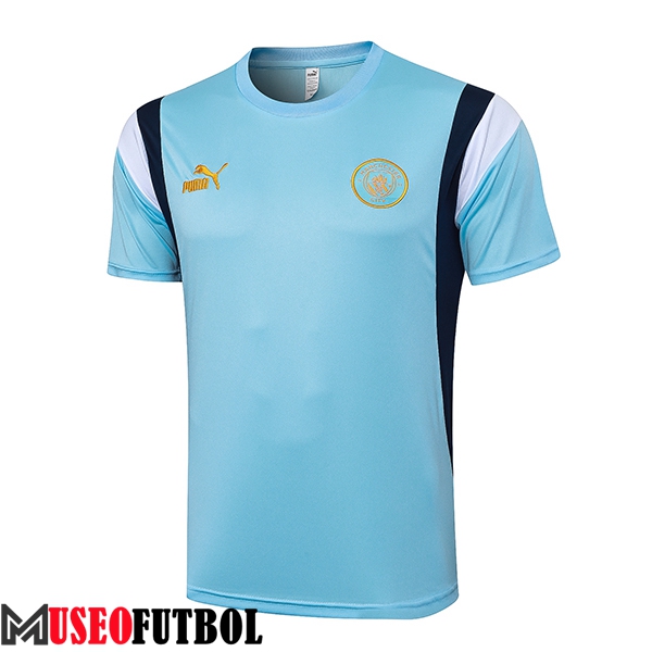 Camiseta Polo Manchester City Azul/Negro 2023/2024