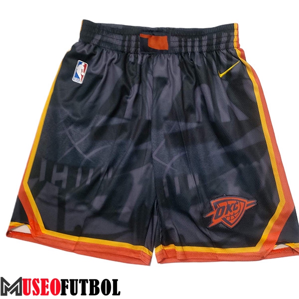 Cortos NBA Oklahoma City Thunder 2023/24 Negro/Rojo