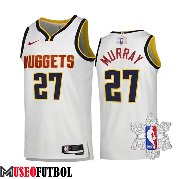 Camiseta Denver Nuggets (MURRAY #27) 2023/24 Blanco -05