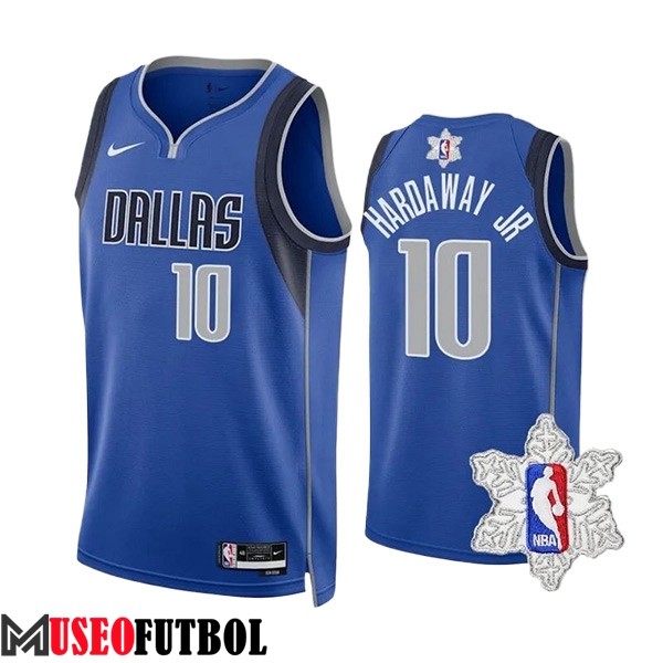 Camiseta Dallas Mavericks (HARDAWAY JR #10) 2023/24 Azul/Gris